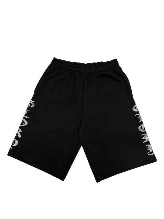"GLORY" 3/4 Baggy Sweat Shorts