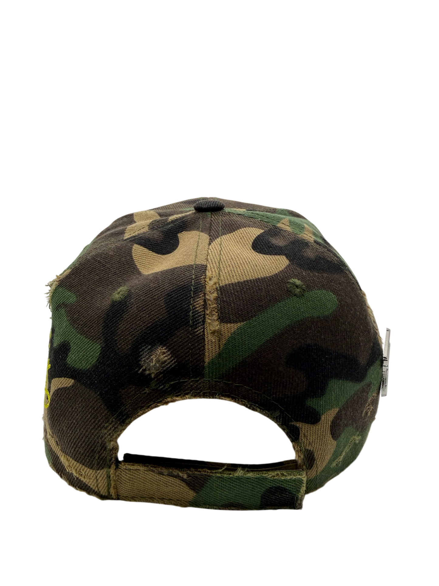 WAR hat in Classic Woodland Multi Camo w/ Yellow