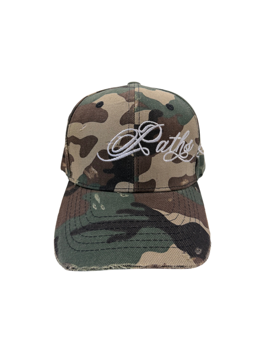 "WAR" hat in Classic Woodland Camo